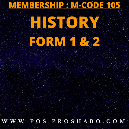 M-CODE 105: HISTORY: FORM 1 & 2
