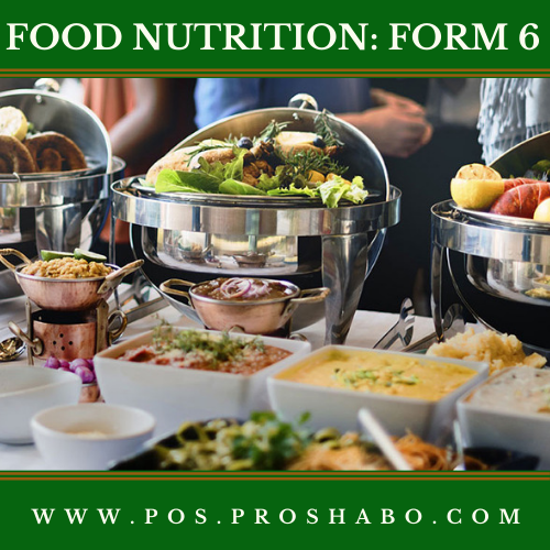 CODE 614 A: FOOD AND HUMAN NUTRITION: FORM 6