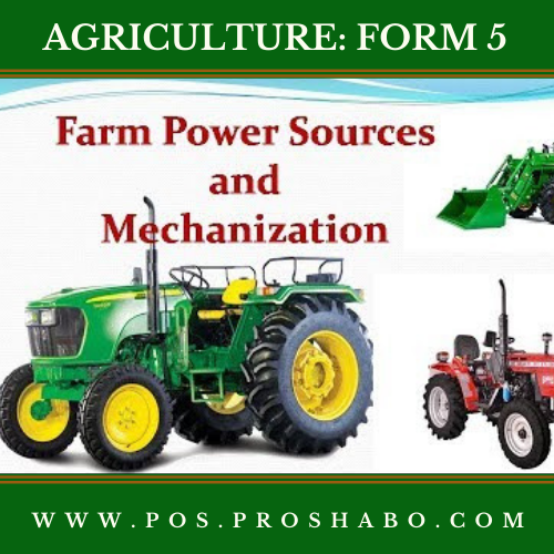 CODE 512 A: AGRICULTURE: FORM 5